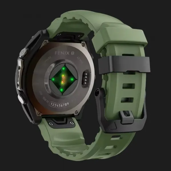 Ремінець Silicone Band Original Assembly для Garmin (QuickFit 26) (Midnight Green)