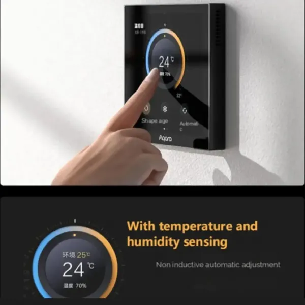 Розумний термостат Aqara S3 Smart Thermostat Panel (Grаy) (CN)