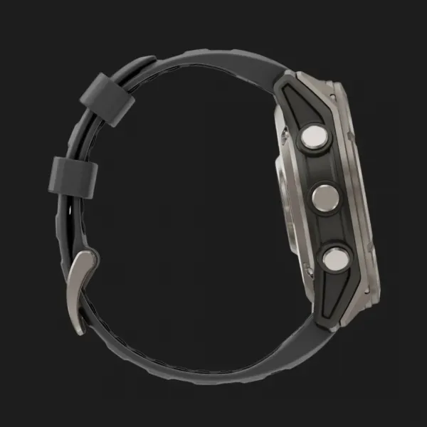 Garmin Fenix 8 Pro 51mm AMOLED Sapphire Titanium with Graphite/Black Silicone Band