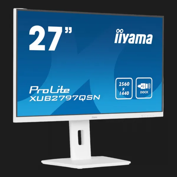 Монітор iiyama 27" IPS 100Hz XUB2797QSN-W2 (UA)