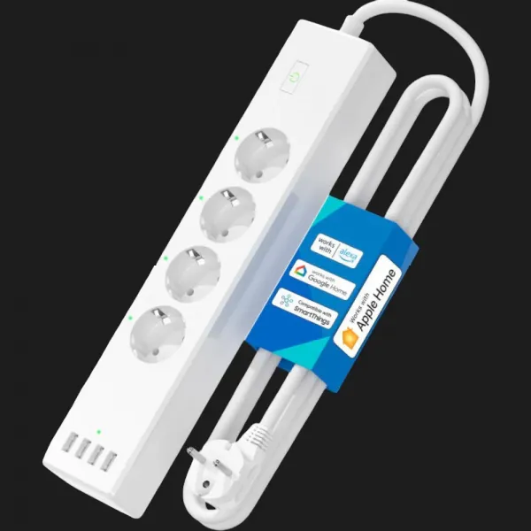 Розумний подовжувач живлення Wi-Fi Meross MSS425FHK (White) (EU)