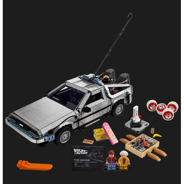 Конструктор LEGO Icons Машина часу з фільму «Назад у майбутнє» (10300)