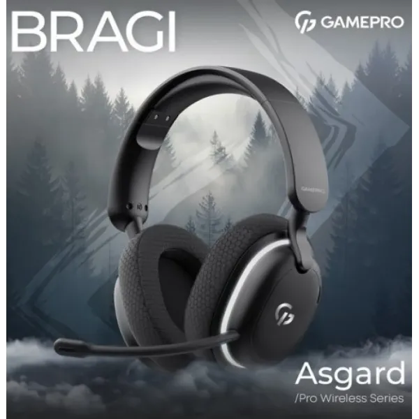 Ігрова гарнітура Gamepro Asgard Bragi (HSW250B) (Black) (UA)