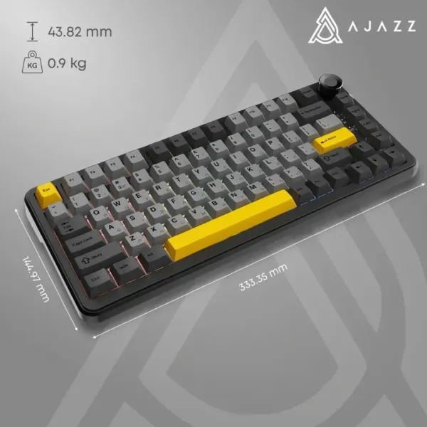 Клавіатура ігрова Ajazz (Black) (AK820MAX-DD-BGY) (UA)