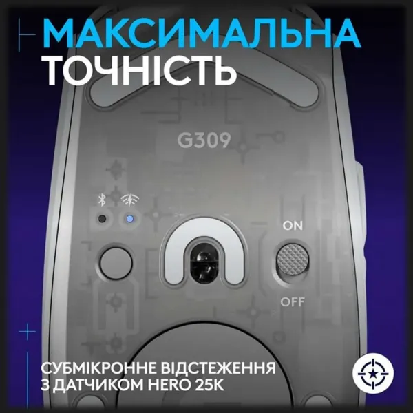 Ігрова миша Logitech G309 (White) (EU)